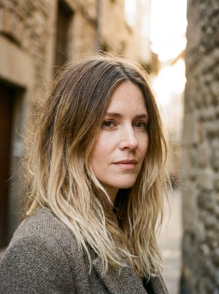 Dunkelblond mit helleren Spitzen - Dunkelblonde Haare mit Highlights